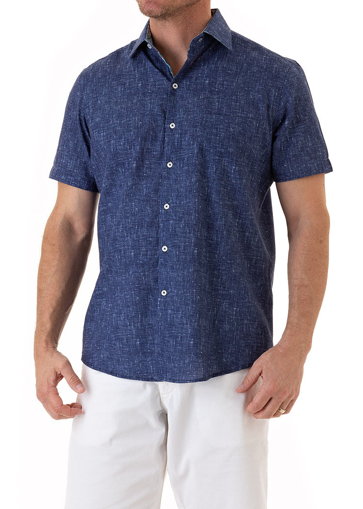 CAYMAN SILCOTT SHIRT - GRAPE-David Smith Australia